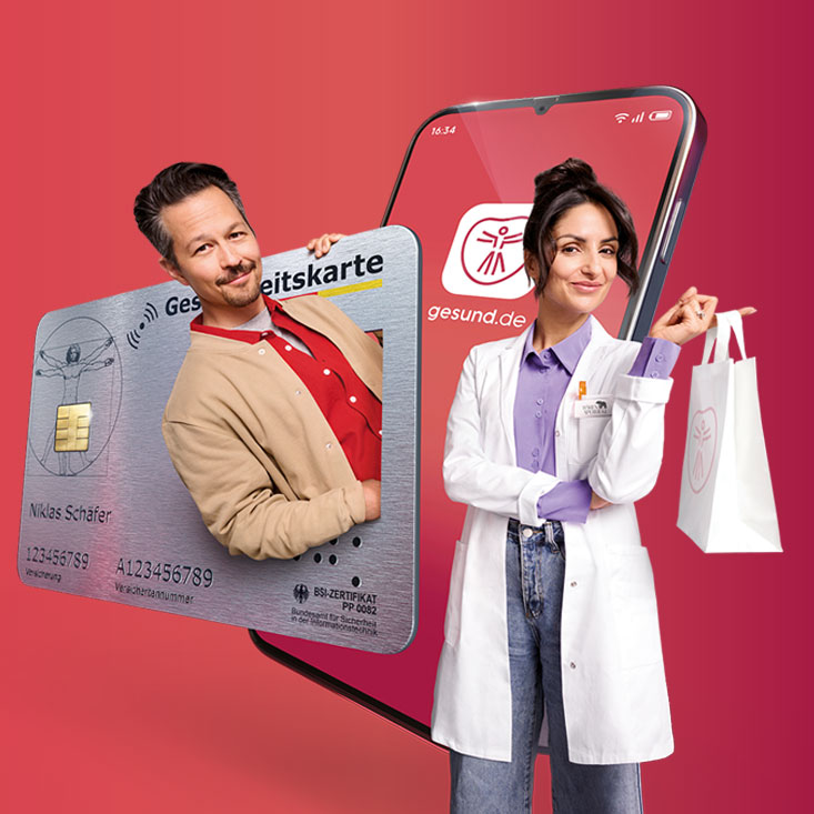 Bild - Werbebild zur Gesundheitskarte Bild - Werbebild zur Gesundheitskarte